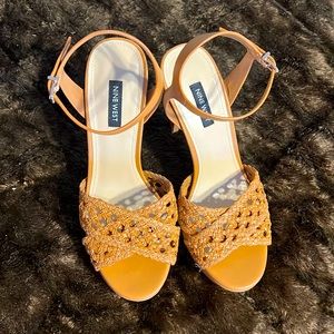 Nine West platform heels. Only worn once.